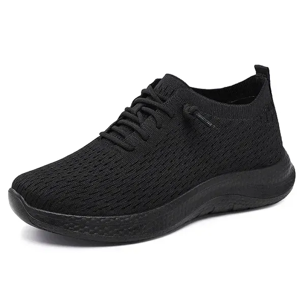 Comfortable Mesh Lace Up Walking Sneakers