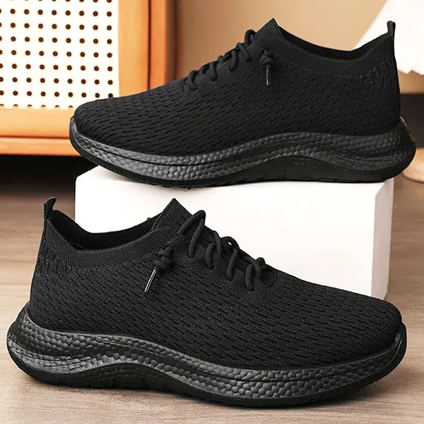 Comfortable Mesh Lace Up Walking Sneakers
