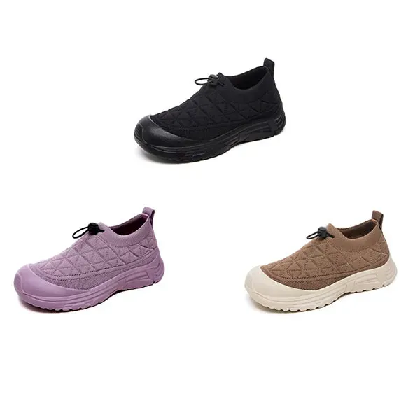 Comfortable Slip On Knit Walking Sneakers