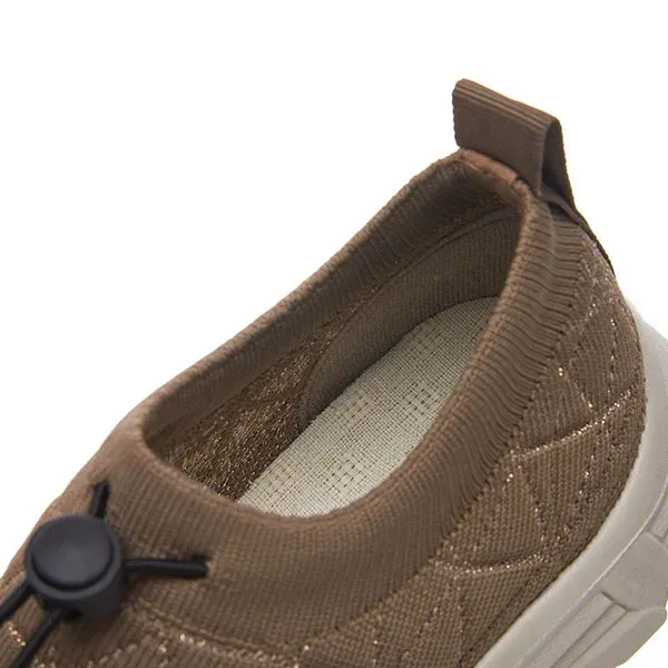 Comfortable Slip On Knit Walking Sneakers