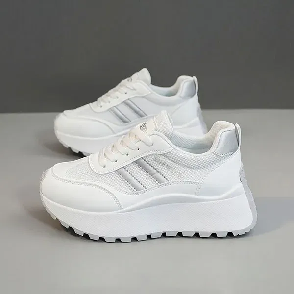 Trendy Striped Chunky Platform Sneakers