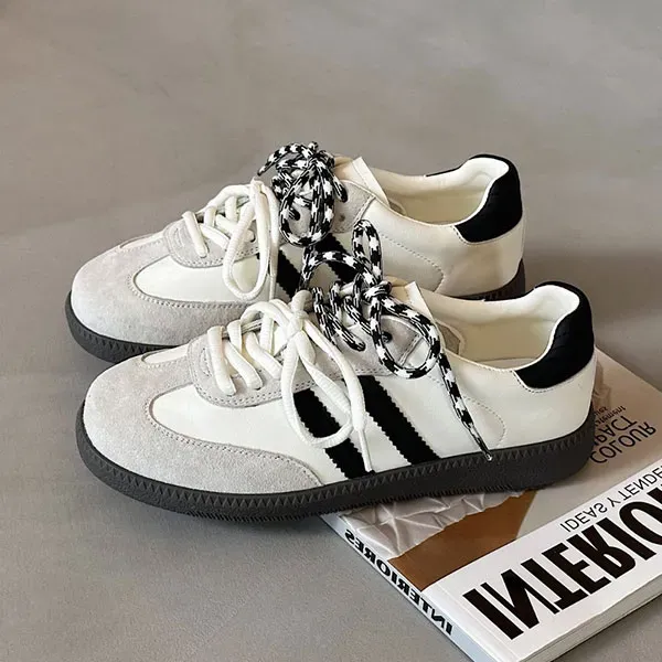 Casual Suede Detail Women's Sneakers