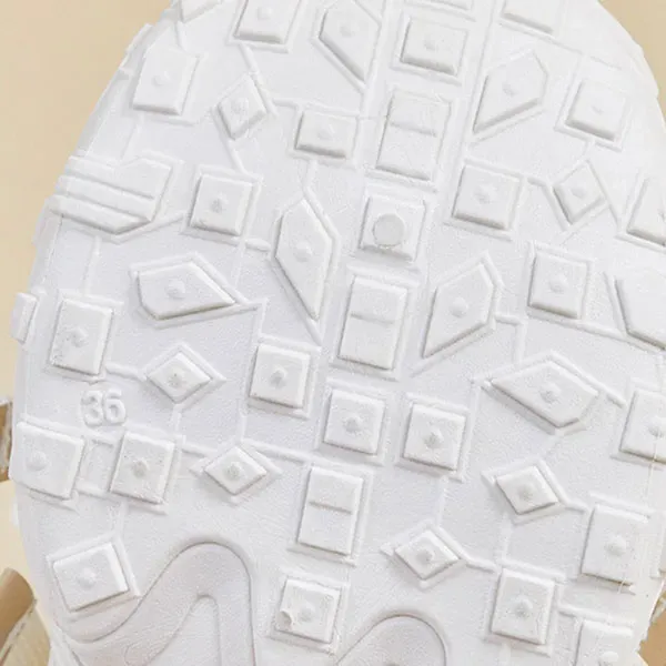 Trendy Strap Design Lace-Up Chunky Sneakers