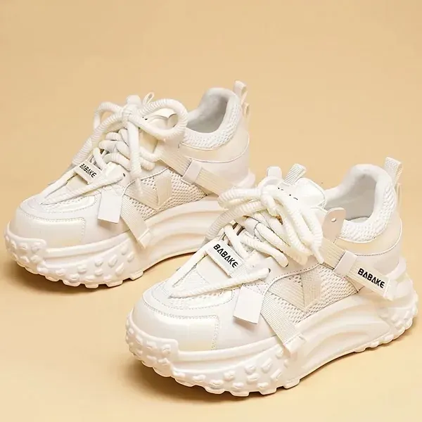 Stylish Chunky Mesh Breathable Sneakers