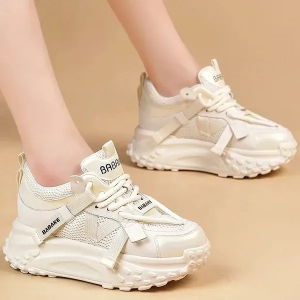 Stylish Chunky Mesh Breathable Sneakers
