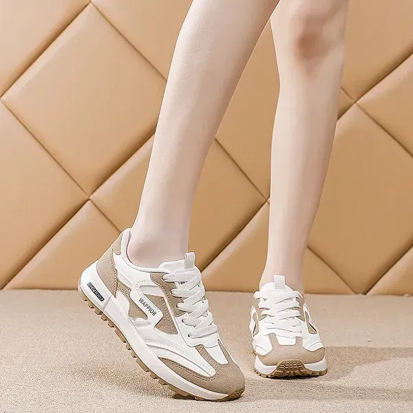 Comfortable Anti-Slip Daily Lace-Up Sneakers