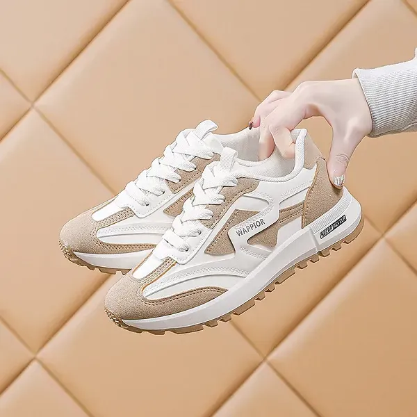 Comfortable Anti-Slip Daily Lace-Up Sneakers