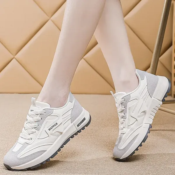Comfortable Anti-Slip Daily Lace-Up Sneakers