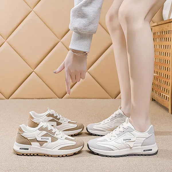 Comfortable Anti-Slip Daily Lace-Up Sneakers