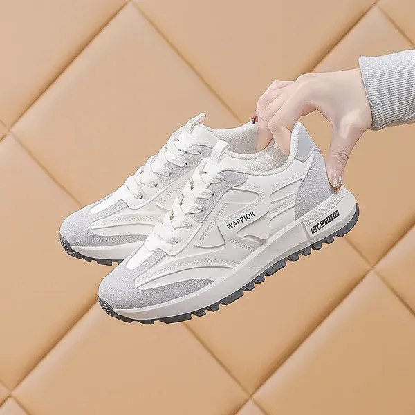 Comfortable Anti-Slip Daily Lace-Up Sneakers