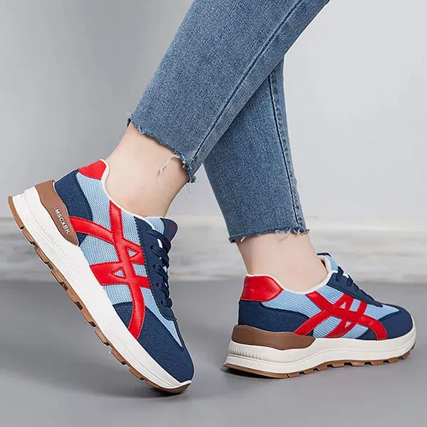 Colorful Breathable Mesh Chunky Sneakers