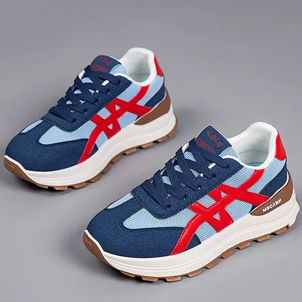 Colorful Breathable Mesh Chunky Sneakers