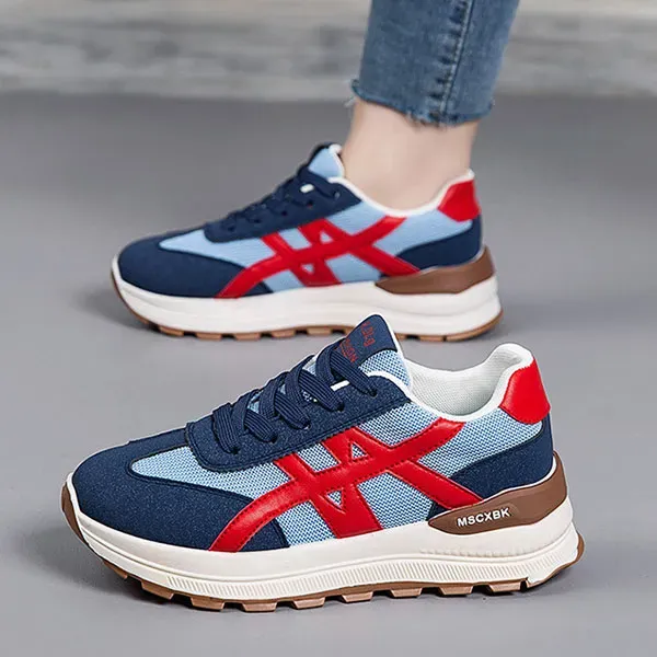 Colorful Breathable Mesh Chunky Sneakers