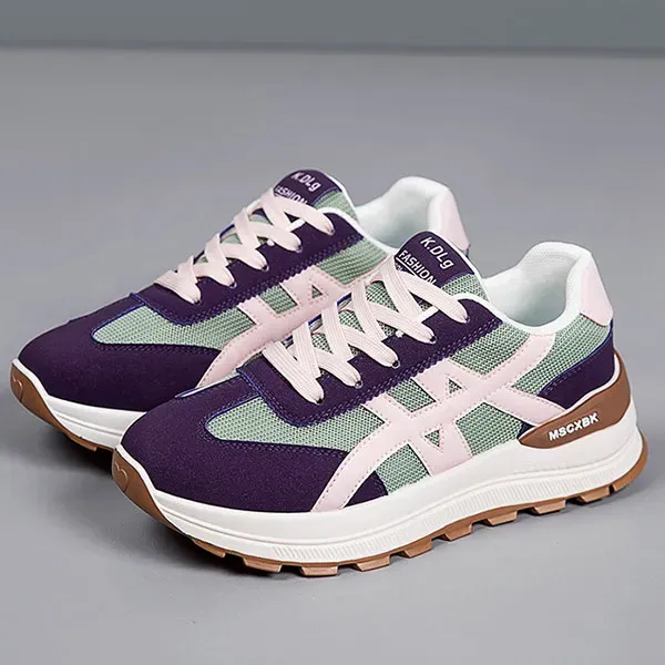 Colorful Breathable Mesh Chunky Sneakers