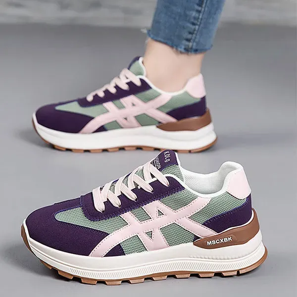 Colorful Breathable Mesh Chunky Sneakers