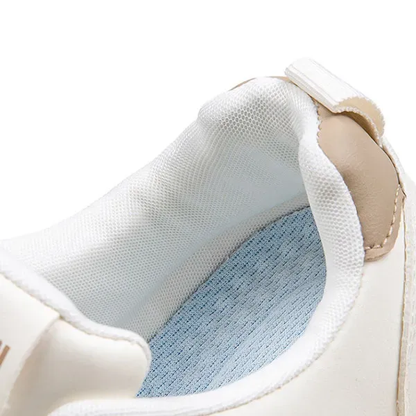 Comfortable PU Leather Thick Soled Sneakers