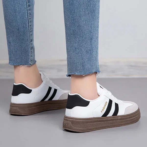Classic Striped Chunky Sneakers