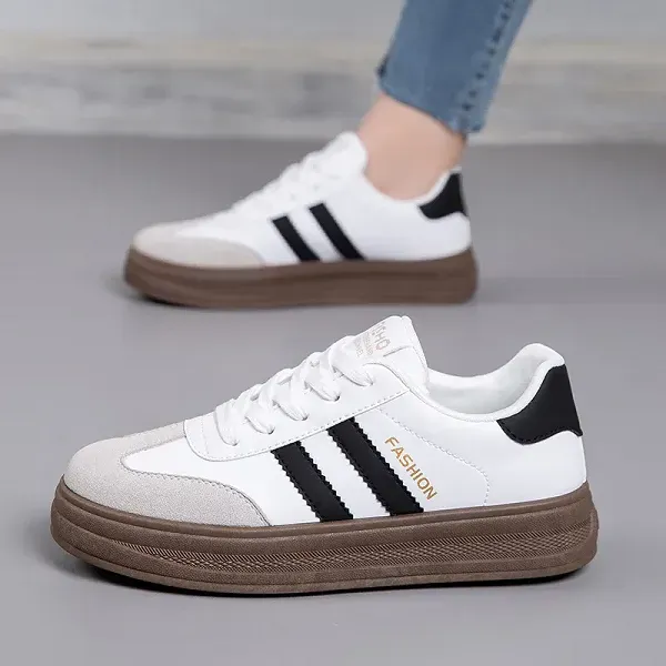 Classic Striped Chunky Sneakers