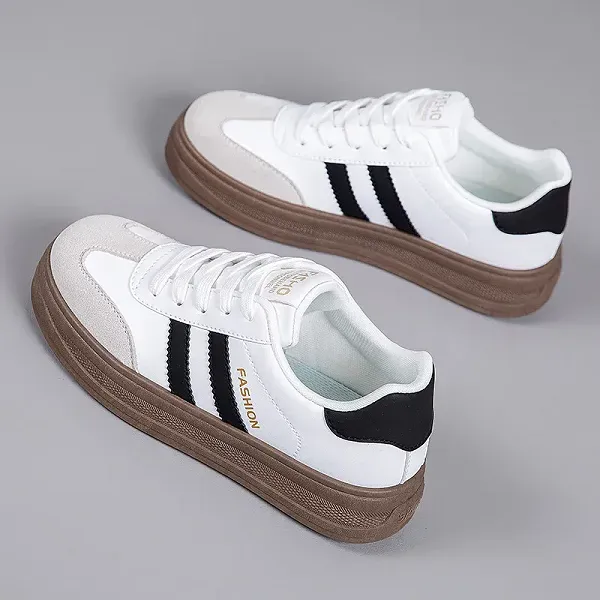 Classic Striped Chunky Sneakers