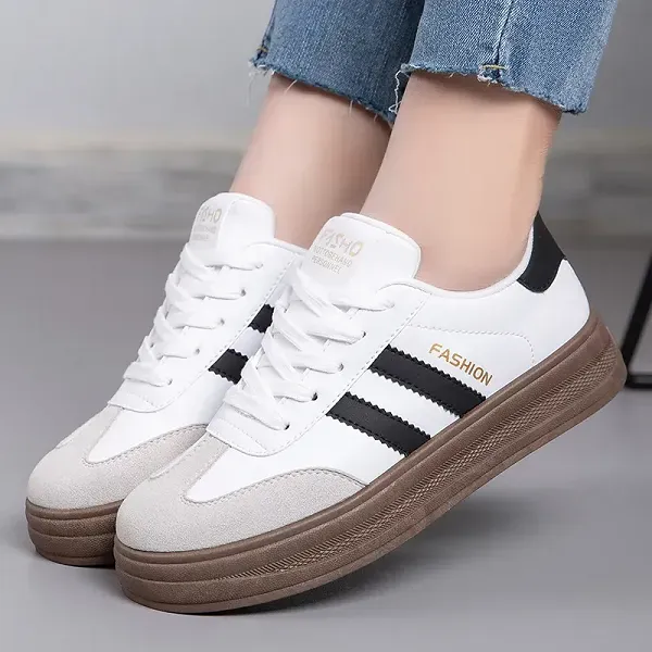 Classic Striped Chunky Sneakers