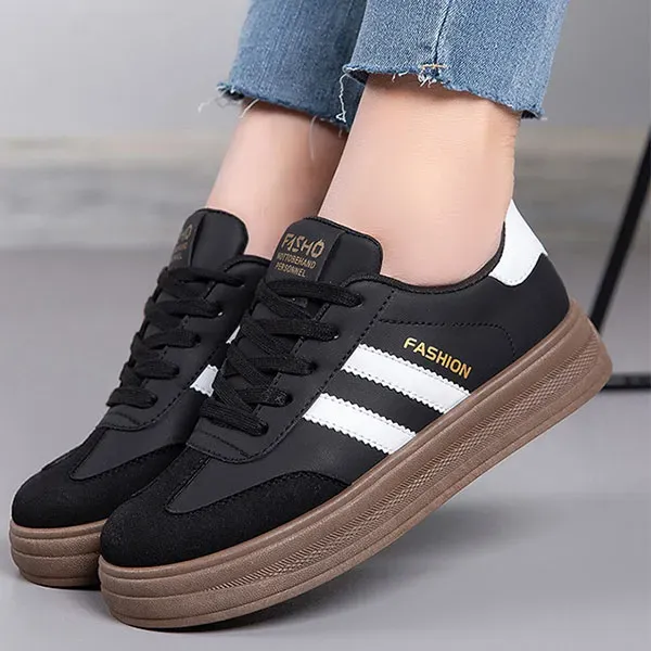 Classic Striped Chunky Sneakers