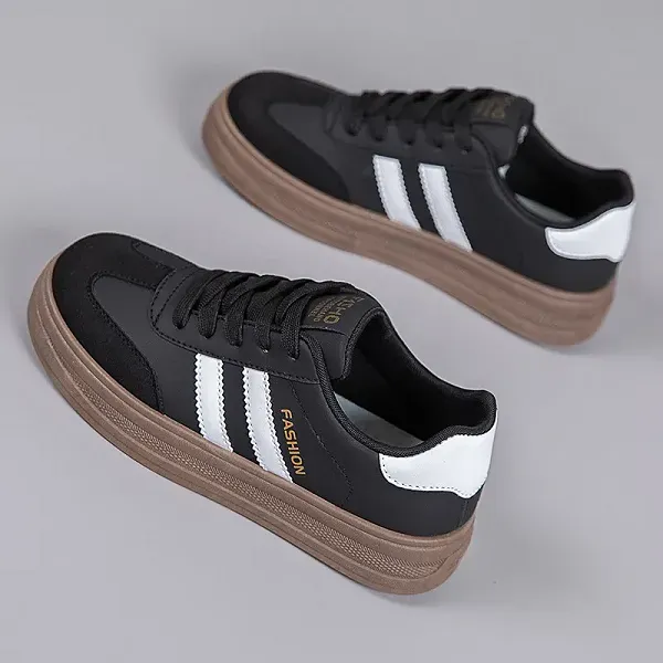 Classic Striped Chunky Sneakers