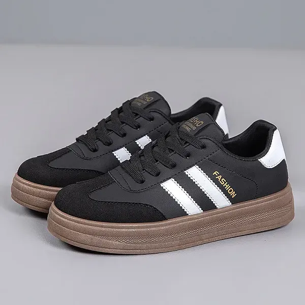 Classic Striped Chunky Sneakers