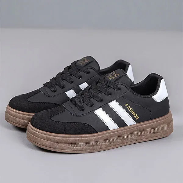 Classic Striped Chunky Sneakers