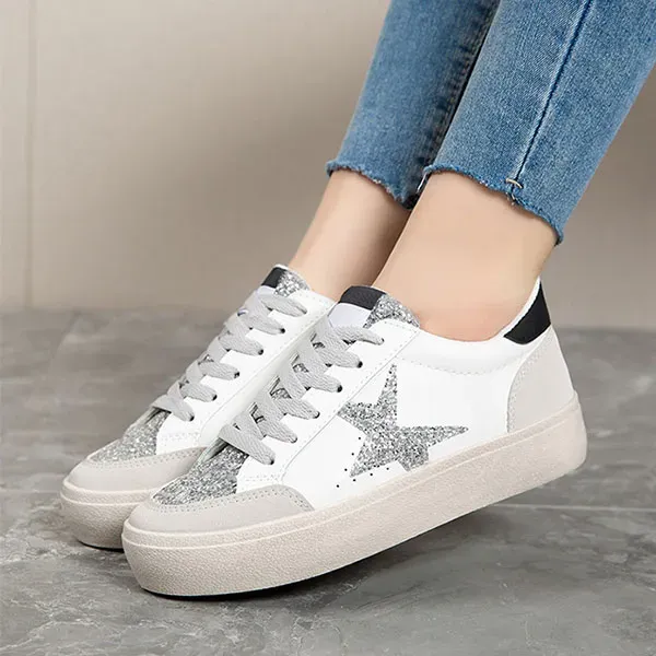 Glitter Star Lightweight Sneakers