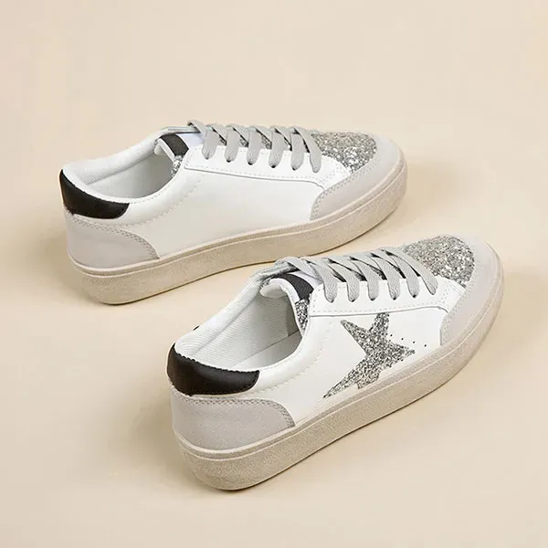 Glitter Star Lightweight Sneakers