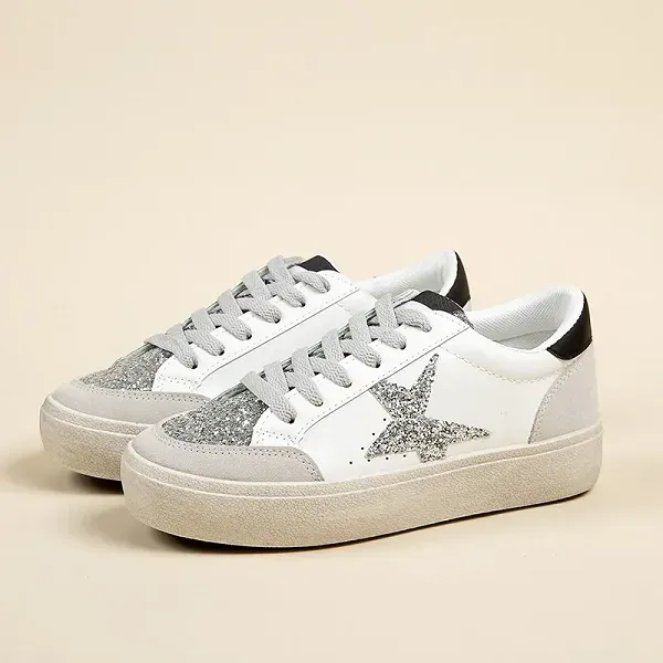 Glitter Star Lightweight Sneakers