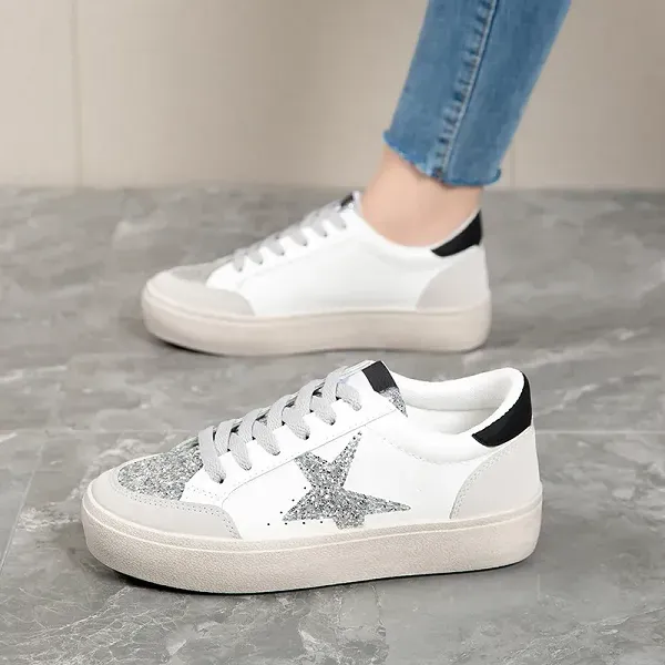 Glitter Star Lightweight Sneakers