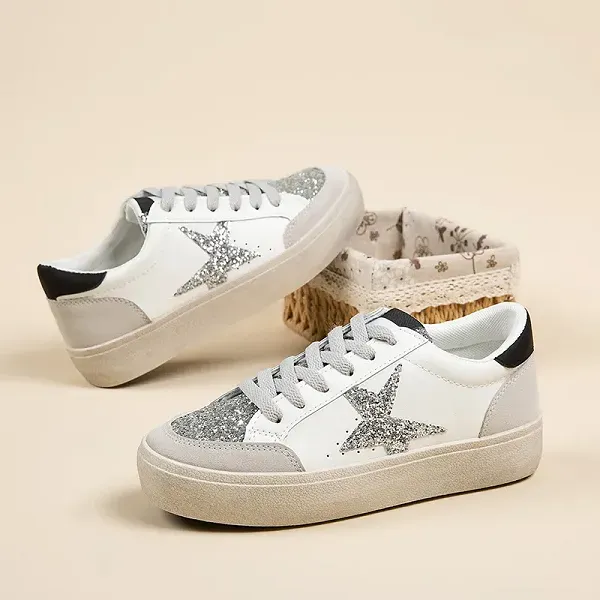 Glitter Star Lightweight Sneakers