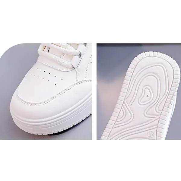 Lightweight Synthetic PU Casual Sneakers