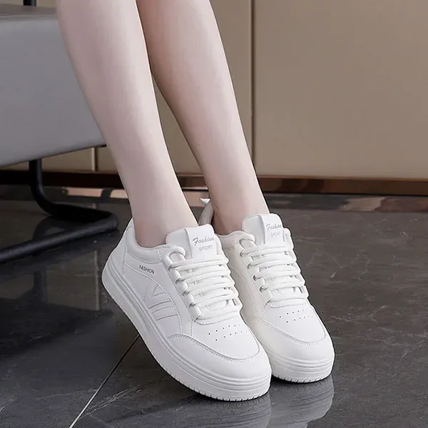 Lightweight Synthetic PU Casual Sneakers