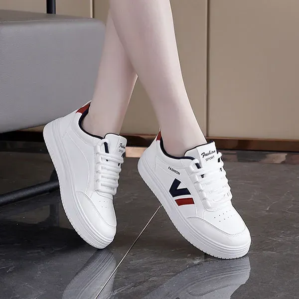 Lightweight Synthetic PU Casual Sneakers