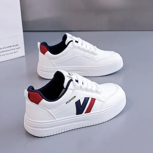 Lightweight Synthetic PU Casual Sneakers