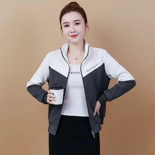 Color Block Lightweight Zip-Up Windbreaker