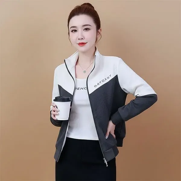 Color Block Lightweight Zip-Up Windbreaker