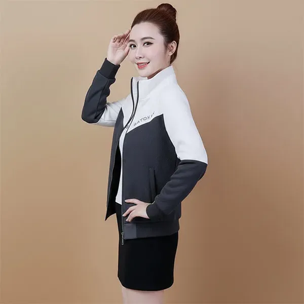 Color Block Lightweight Zip-Up Windbreaker