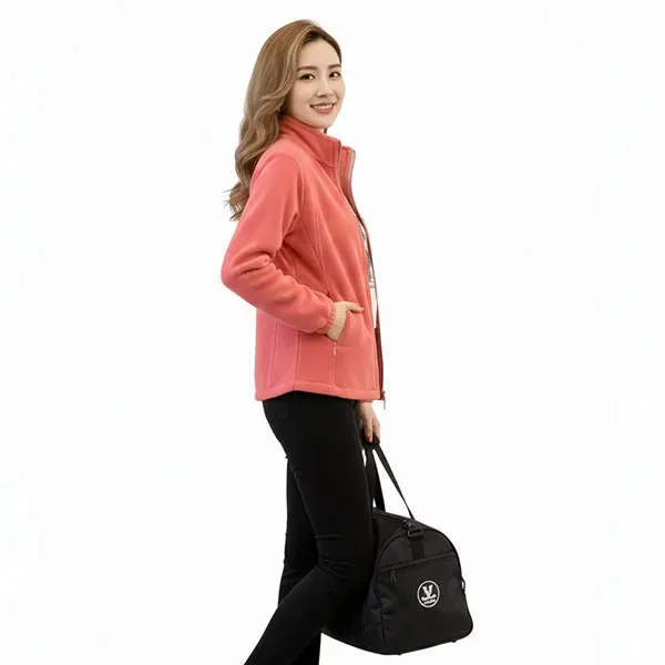 Cozy Everyday Fleece Zip-Up Jacket