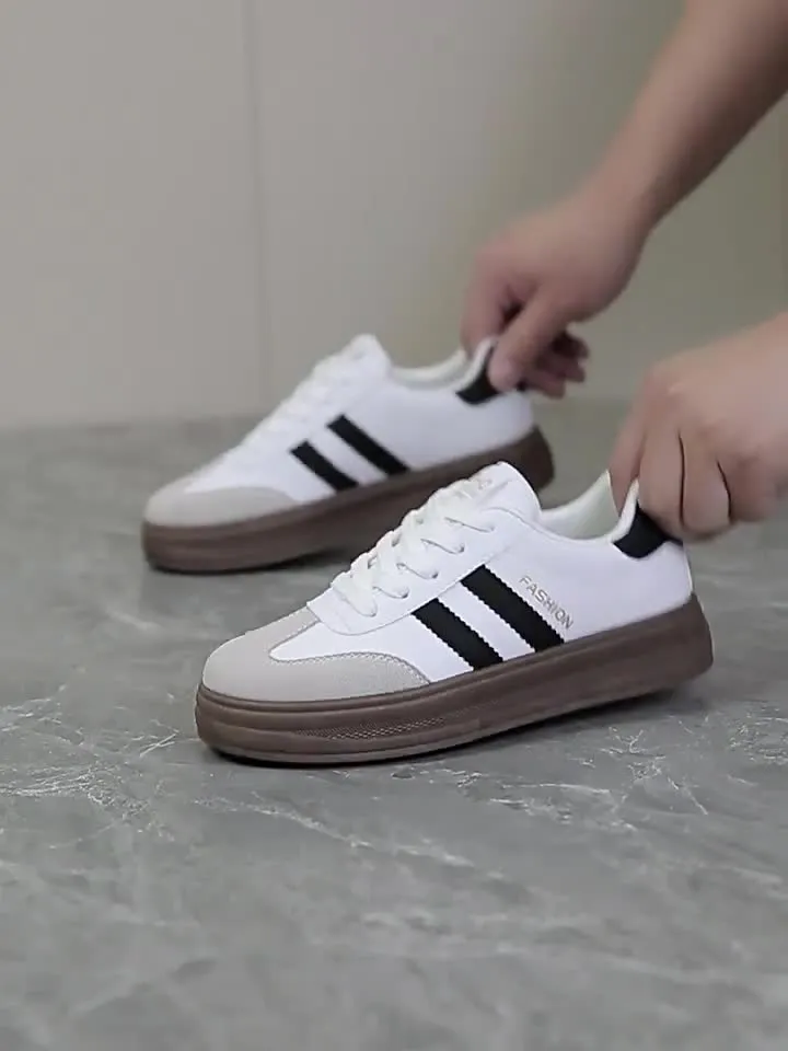 Thumbnail of Classic Striped Chunky Sneakers