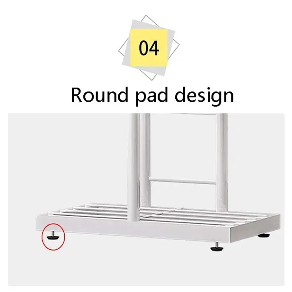 Foldable Metal Pot Rack Space Saver