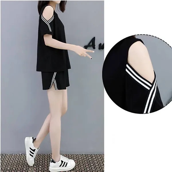 Chic Plaid Short Sleeve Two-Piece Set