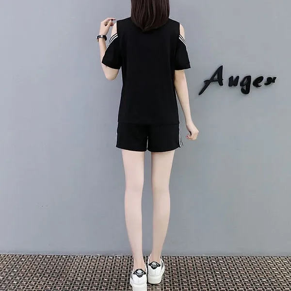 Chic Plaid Short Sleeve Two-Piece Set