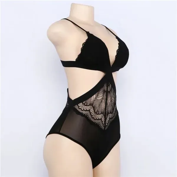 Slim Fit Floral Design Bodysuit