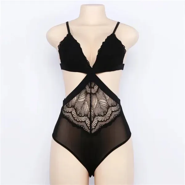 Slim Fit Floral Design Bodysuit