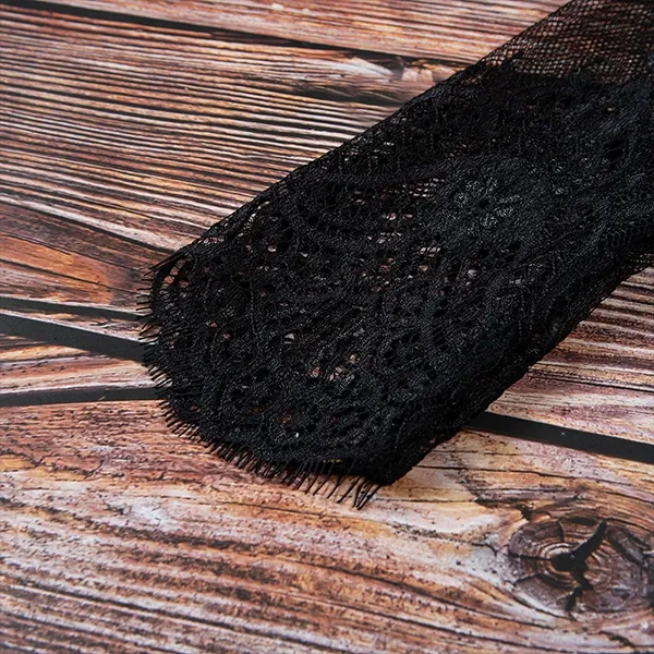 Textured Lace Sheer Sleeve Bodysuit