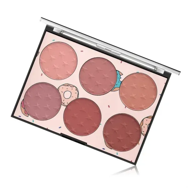 Thumbnail of Miss Rose 6 Colors Blush Glow Kit - Natural Cheek Palette