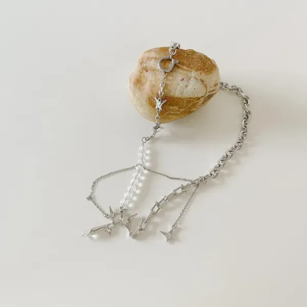 Crystal Braided Choker Necklace